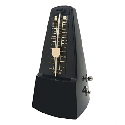 Image of HOSEYIN Mechanical Metronome, Universal Metronome for Piano, Guitar, Violin, and Other Instruments (standard, Black)