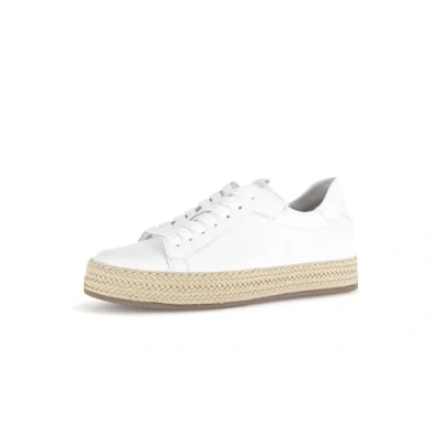Image of Gabor Trainers, Women&#039;s, Size: 3.5, Weiss jute Leather