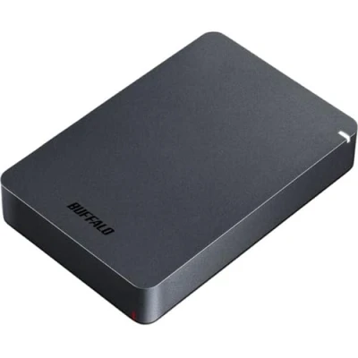 Image of BUFFALO 4TB MiniStation PGF Portable External Hard Drive HDD Shock Resistant, USB 3.0 (3.2 Gen 1x1) for PC, Mac