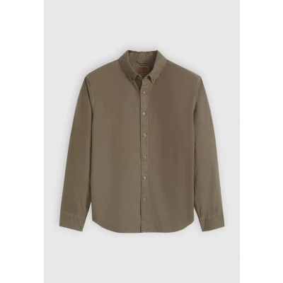Image of Levi&#039;s Men&#039;s Authentic Button Shirt, Khaki Green Garment, M