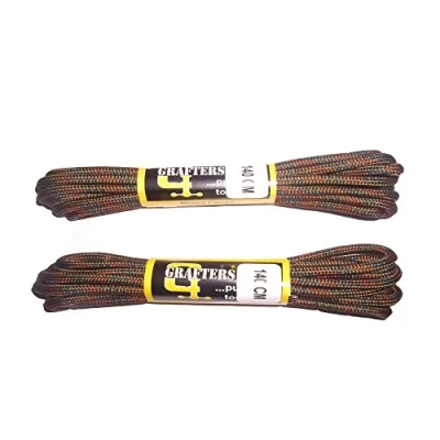 Image of Grafters 2 Pairs 140CM Strong Work/Hiking/DR Martens Boot Laces (Olive/Blue/Red)