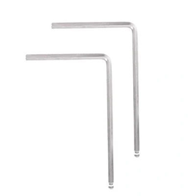 Image of Guitar Wrench, 2 Pcs Metal Wrench Tool 4mm / 5mm Ball End for Martin Acoustic Guitar(5mm Silver)