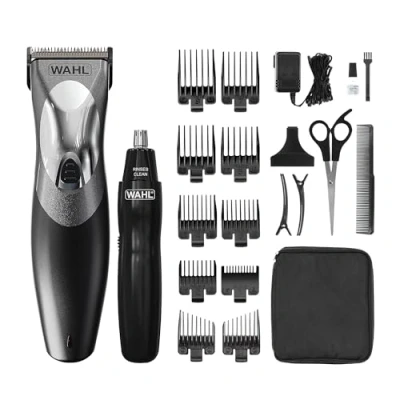 Image of Wahl Clip N Rinse Hair Clipper for Men, Gifts Him, Head Shaver, Men&#039;s Clippers, Nose Trimmers Cordless Washable Head, DIY Haircuts, Easy Home Haircutting