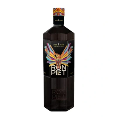 Image of RON PIET Premium Rum Aged for 3 years Single Cask from Panama Multi Award Winning 70 cl 37.5% ABV