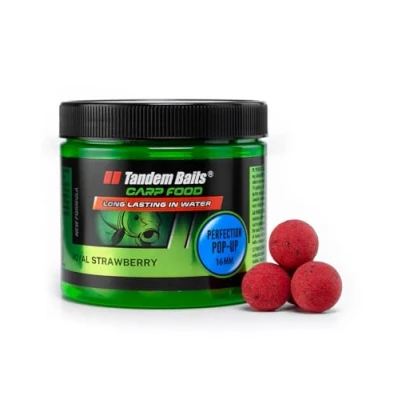 Image of Tandem Baits Carp Food Perfection Pop Up Perfect Strawberry Ups Fishing Without Effort Bait for Big Fish Accessories Professionals &amp; Hobby Anglers 16 mm 70 g