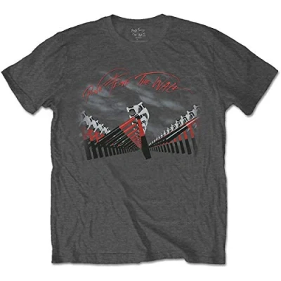 Image of Pink Floyd Men&#039;s Wall Marching Hammers T Shirt, Black, Large (Size:Large)