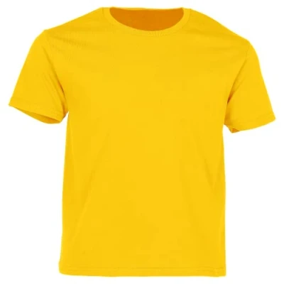 Image of Fruit of the Loom Iconic Kids’ T Shirt, Sunflower Yellow, 104