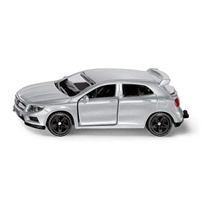 Image of siku 1503, Mercedes Benz GLA 45 AMG, Metal/Plastic, Silver, Toy car for children, Opening doors, Trailer hitch