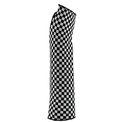 Image of Zac&#039;s Alter Ego Long Fingerless Checkered Gloves/Sleeves