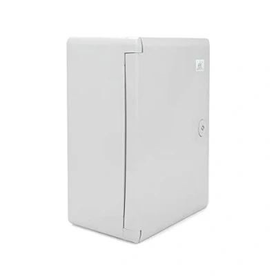 Image of ELS Elektrotechnika Industrial Cabinet IP65 Galvanised Mounting Plate Locking Door with All Round Seal Wall Housing Empty ABS Plastic 270 x 350 160