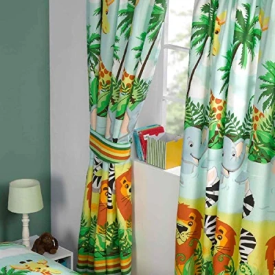 Image of Jungle Tastic Lined Curtains