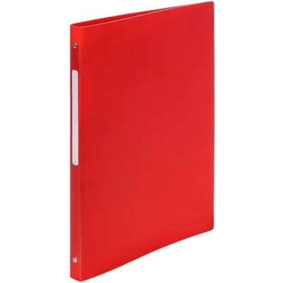 Image of Exacompta ref. 51195E 1 flexible binder with OPAK label 4 round rings, diameter 15 mm Spine 20 External dimensions: 32 x 25 cm A4 file format Colour: red