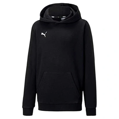 Image of Puma Boys&#039; teamGOAL 23 Casuals Hoody Jr Pullover, Black, 152
