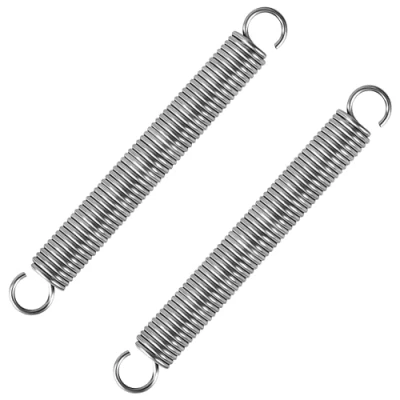 Image of GUNGY Extension Spring 100mm Tension With Dual Hook in 304 Stainless Steel OD 12mm Wire Diameter 1.5mm Max Load 6KG 1.5x12x100mm 2 Pieces