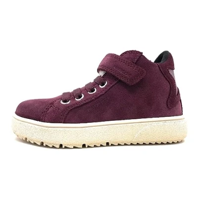 Image of Geox J Theleven Girl WPF Sneaker, Prune, 2.5 UK