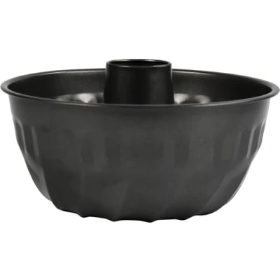 Image of Non Stick Baking Mould Pan Carbon Steel Round Cake Tin Dish for Delicious Cakes Size 22 x 11cm