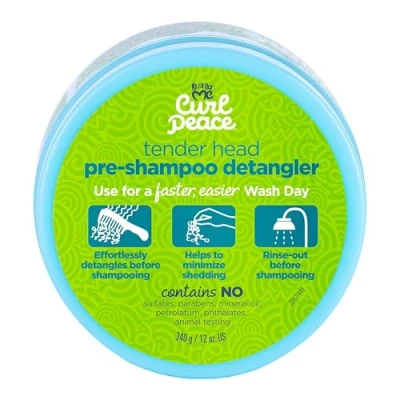 Image of Just for Me Curl Peace Tender Head Detangling Hair Treatment 12oz