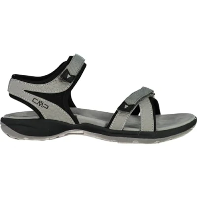 Image of CMP Women&#039;s Hiking Sandal Shoe, Grey Black Stone Nero, 3 UK