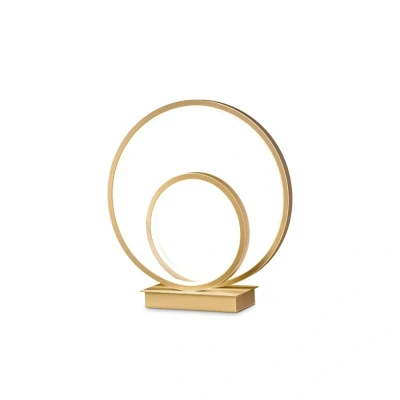 Image of Oz Integrated LED Table Lamp Brass 2700K
