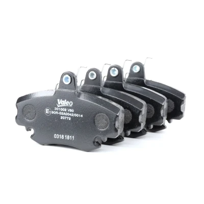 Image of 6000008018, 6000008126 Brake pad set VALEO 301002 FIRST Front Axle excl. wear warning contact without anti squeak plate RENAULT: CLIO 2