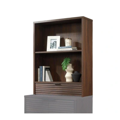 Image of TEKNIK Elstree 5426910 Work Hutch with Drawer Spiced Mahogany
