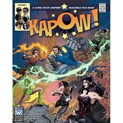 Image of Wise Wizard Games KAPOW! Volume 1 Board Game Ages 12+ 2 4 Players 20 60 Minutes Playing Time