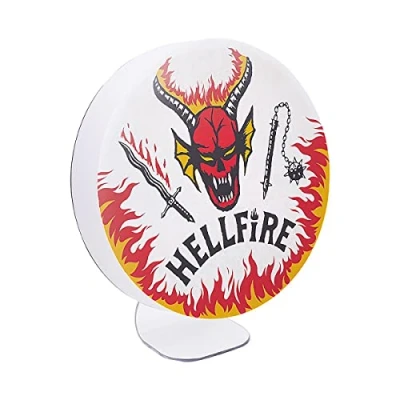 Image of Hellfire Club Logo Light Stranger Things Merchandise Wall Mount or Free Standing