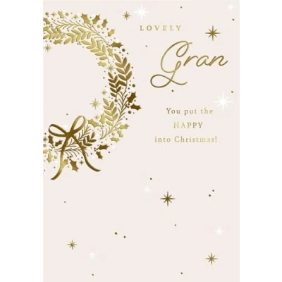 Image of Cards Hallmark Lovely Gran Christmas, You Put the Happy into Christmas