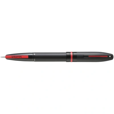 Image of Sheaffer Icon Matte Black with Gloss PVD Appts. Fountain Pen Med Nib (E0910853)