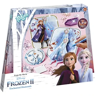 Image of Totum 680722 Disney Frozen II Jewellery Making Set, Multicolor, Mittel