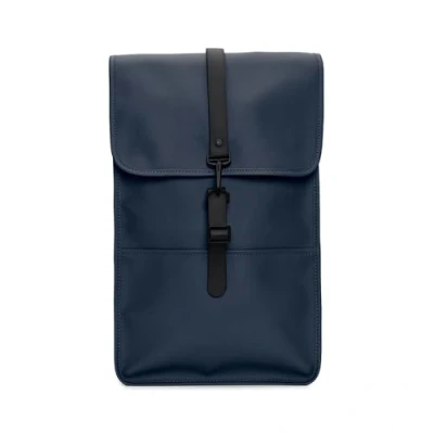 Image of Rains Backpack Unisex Rucksack, Size: One Size, Navy