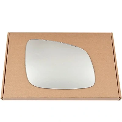 Image of Less4spares Wing Mirror Glass Right Compatible with Chevrolet Spark 2009 2015 STICK ON Driver Off Side Convex