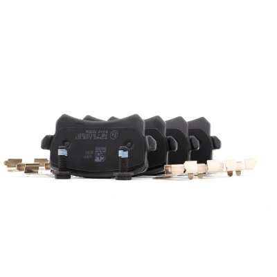 Image of 3C0698451D, 3C0698451E, 3C0698451F Brake pad set FEBI BILSTEIN 16991 VOLKSWAGEN: Passat CC, B6 Saloon, Tiguan I, AUDI: A6 C6 Q3