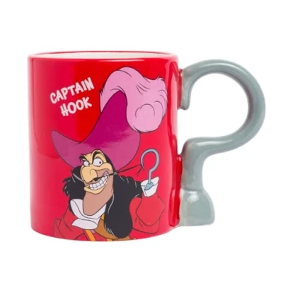 Image of Half Moon Bay Peter Pan Mug Disney &amp; Gifts Coffee Tea for Women Tinkerbell Cup Mugs Captain Hook