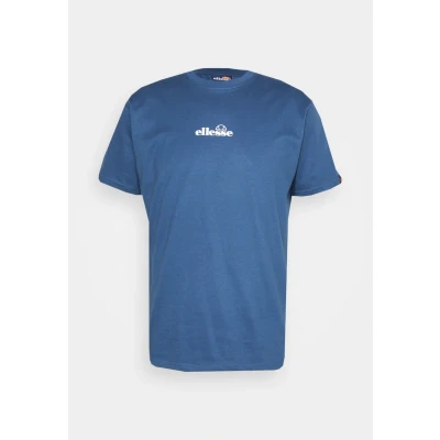 Image of Ellesse Ollio Print Tshirt, Men&#039;s, Size: XS, Blue