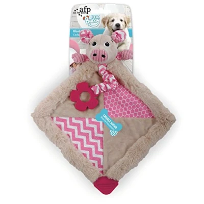 Image of ALL FOR PAWS Little Buddy Blanky Piggy Dog Plush Toy, 2.8 kg Multi