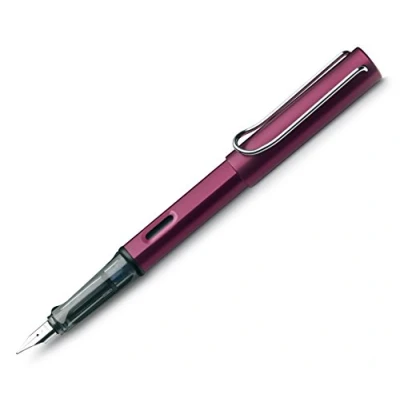 Image of Lamy AL Star Black Purple Fountain Pen 029 (Nib Size Fine)