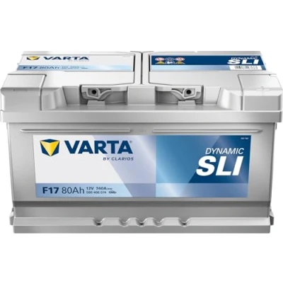 Image of Varta F17 Blue Dynamic 58380 Car Battery, 12V, 80 Ah, 740 A