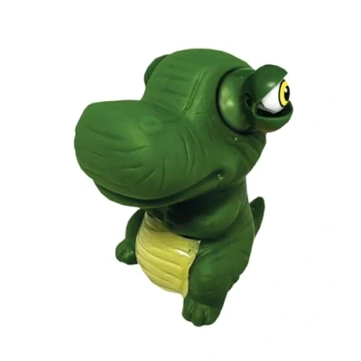 Image of Wild Winkers Dino from Deluxebase. Squeeze Toy Dinosaur with Popping Eyes. Stress Fidget for Adults and Kids. Squishy Animal Figures Kids Party Favors Toys.