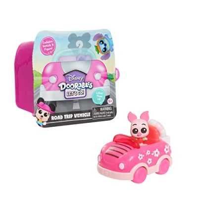 Image of Disney Doorables Let’s Go Road Trip Vehicles, Officially Licenced Kids Toys for Ages 5 Up