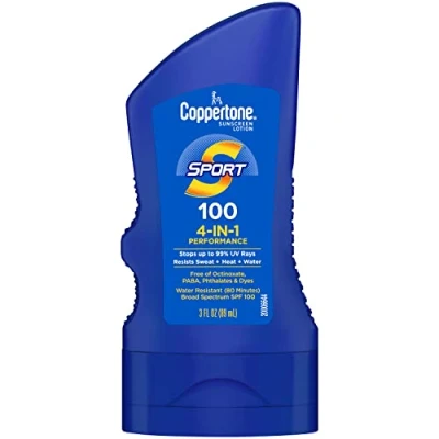 Image of Coppertone SPORT Sunscreen Lotion Broad Spectrum SPF 100 (3 Fluid Ounce)