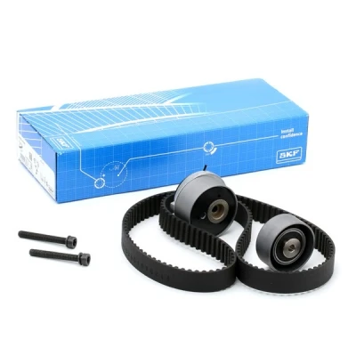 Image of 24405968, 24422964, 24436052, 55562218, 55570289 Timing belt kit SKF VKMA 05260 146 with rounded tooth profile VAUXHALL: Mokka / X, Zafira Mk2