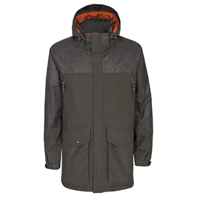 Image of DLX Larken, Black, XXS, Waterproof Jacket with Removable Hood for Men, XX Small / 2X 2XS, Black