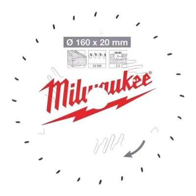 Image of Milwaukee Circular Saw Blade (Csb) P W160x20x2.2x24ATB