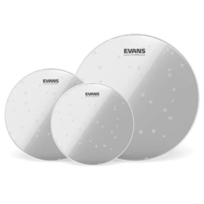 Image of Evans Drum Heads Hydraulic Glass Tompack, Fusion (10, 12, 14 Inch)