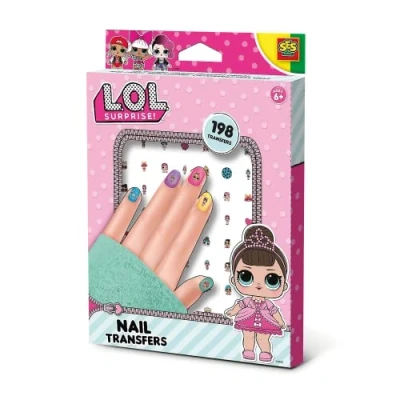 Image of SES Creative 14193 L.O.L. Surprise Nail transfers, Bunte Aufkleber