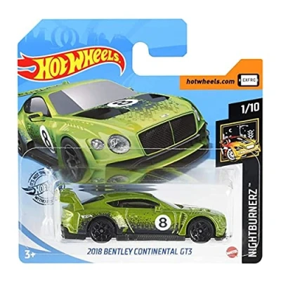 Image of Hot Wheels 2018 Bentley continental GT3 Night Burnerz 1/10 2020 (246/250) Short card