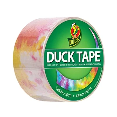 Image of Duck Tape Pattern Colours Tie Dye. Arts &amp; Crafts, DIY, Gift Wrapping, Decorative, Scrapbook, Scrapbooking, Bullet Journal, Planner, Party, Festivals, Decoration 48mm x 9.1m