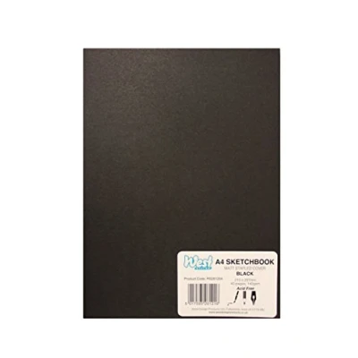 Image of RS261254 A4 Sketchbook MATT Black 140g