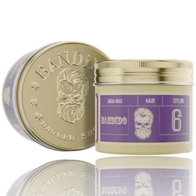 Image of Bandido Hair Styling Aqua Wax No.6 Violetta 125 ml Shine Look Medium Hold Men